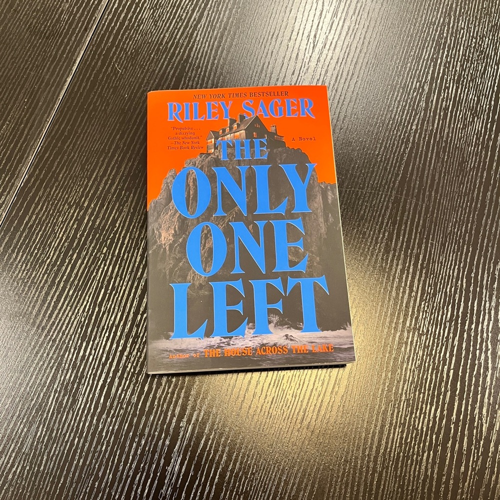 The Only One Left Book by Riley Sager paperback